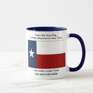 Texas flagga - Texas löfte Mugg