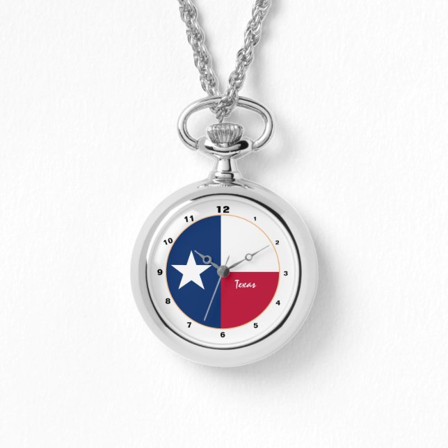 Texas Flagga & Texas mode USA /design watch Armbandsur (Framsida)