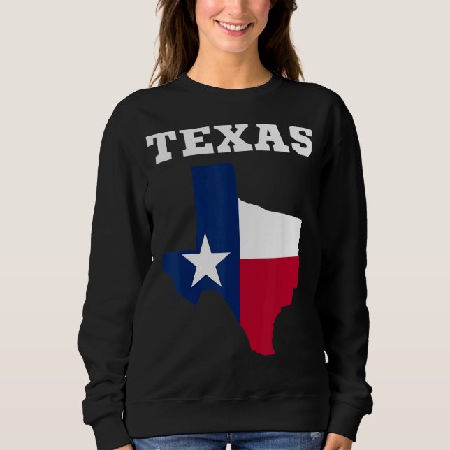 Texas Flagga Texas T Shirt (Framsida)
