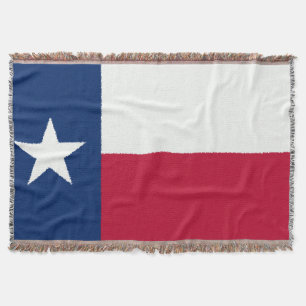 Texas Flagga throw filt