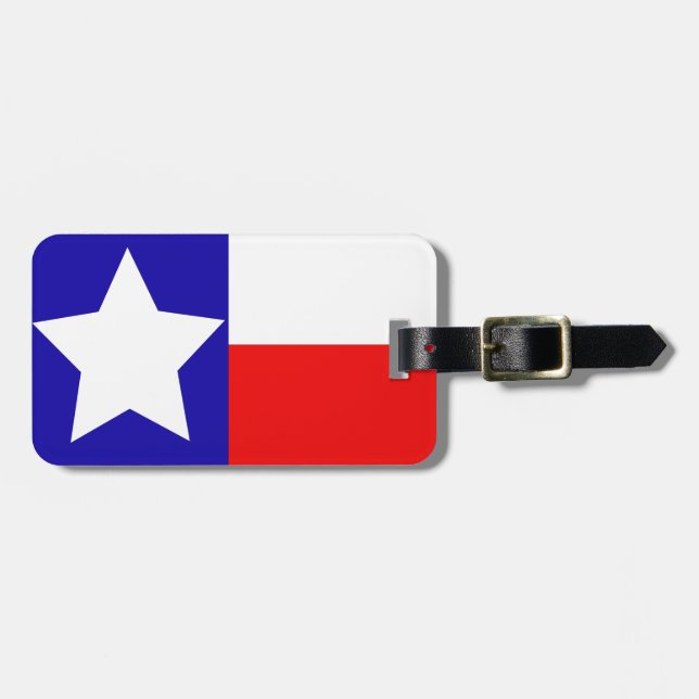 Texas Flagga Travel Märkre Bagagebricka (Horisontell Framsida)
