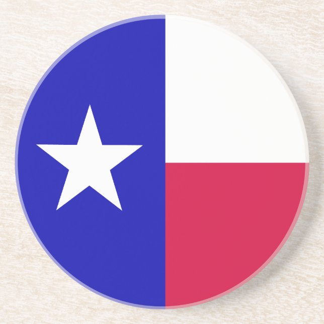 Texas Flagga Underlägg Sandsten (Framsidan)