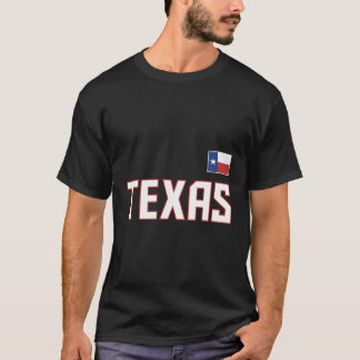 Texas Flagga USA:s statliga Pride T Shirt