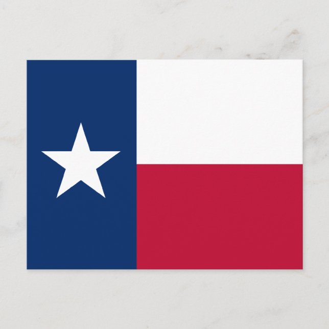 Texas Flagga Vykort (Framsida)