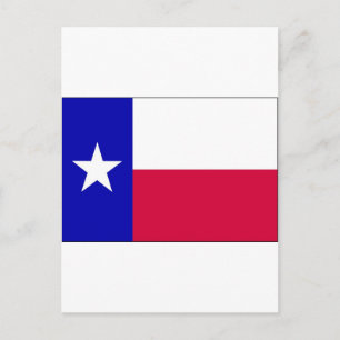 Texas flagga vykort