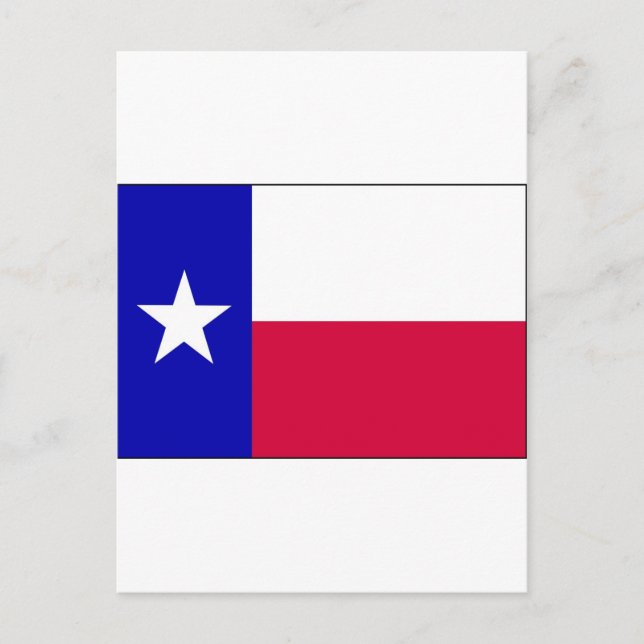 Texas flagga vykort (Framsida)