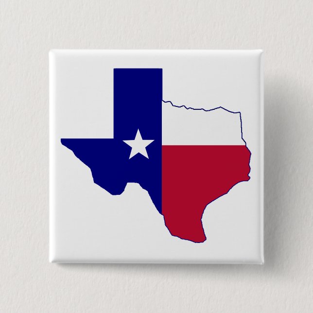 Texas flaggakarta knapp (Framsida)