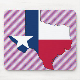 Texas flaggakarta musmatta