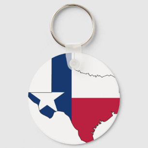 Texas flaggakarta nyckelring