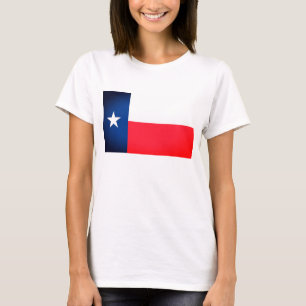 Texas flaggakvinna tank tee shirt