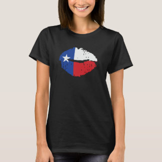 Texas flaggaläppar t shirt