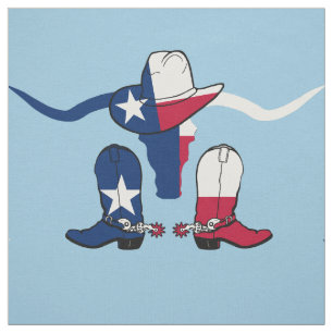 Texas flaggaråd, kängor och Cowboyhatt på Lt Sl Tyg