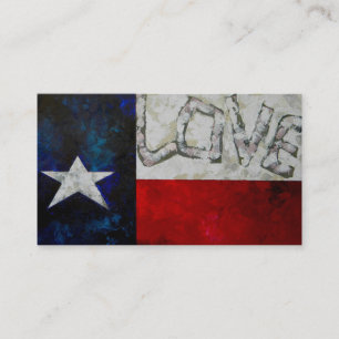 Texas flaggavisitkort visitkort