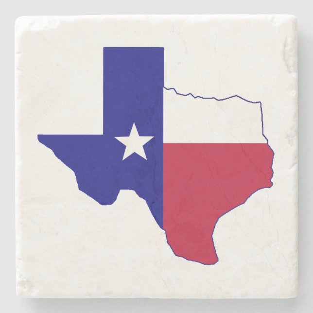 Texas flaggkarta stenunderlägg (Framsidan)