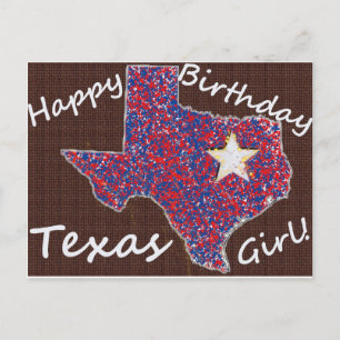 Texas flicka vykort