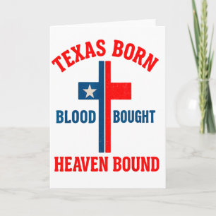 Texas född, blod köpt, himmelrikets kors kort