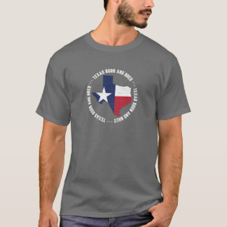 Texas född och född upp T-tröjastatlig T Shirt