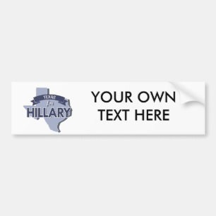 TEXAS FÖR HILLARY - .PNG BILDEKAL