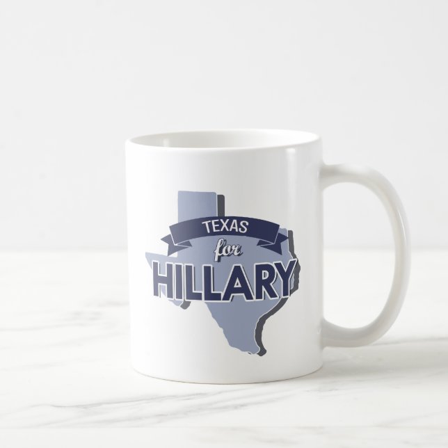 TEXAS FÖR HILLARY - .PNG KAFFEMUGG (Höger)