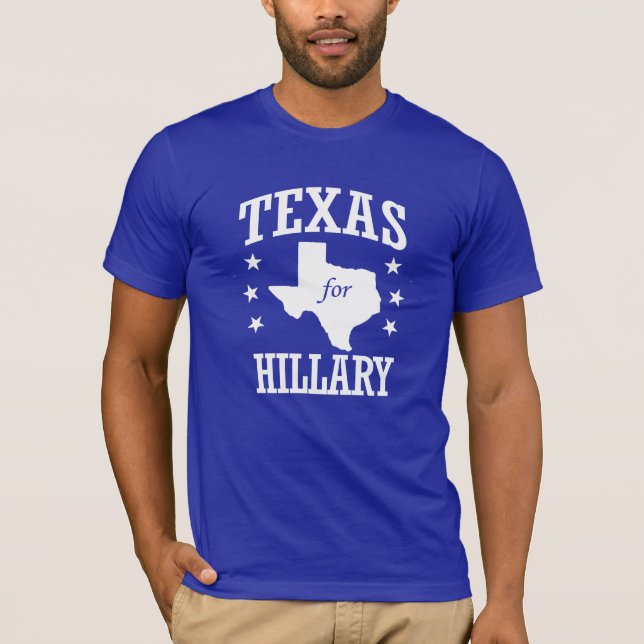 TEXAS FÖR HILLARY T SHIRT (Framsida)