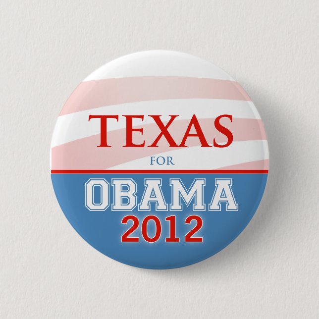 TEXAS för Obama 2012 Knapp (Framsida)