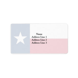 Texas, Förenade Staterna Adressetikett
