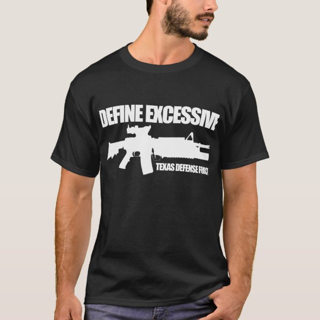Texas försvarstyrka "definierar överdriven" mörk tröja (Framsida)