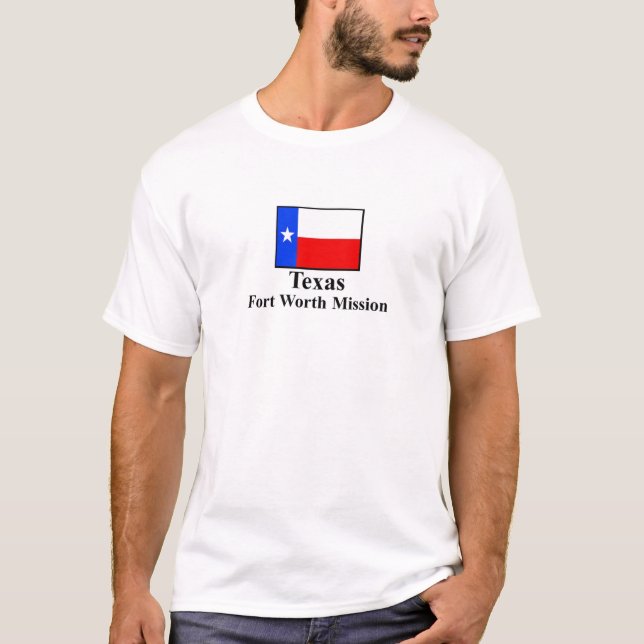 Texas Fort Worth beskickningT-tröja Tee (Framsida)