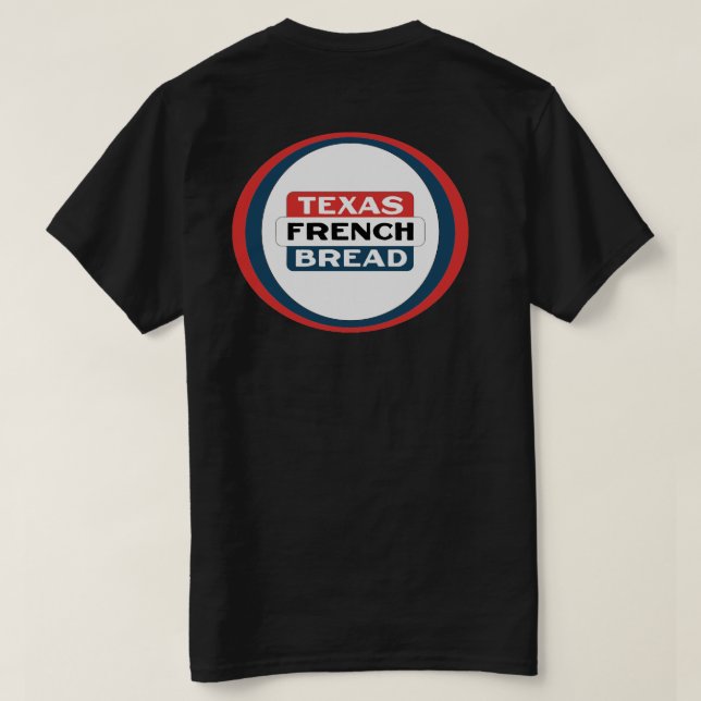 Texas fransk bröd t shirt (Design baksida)