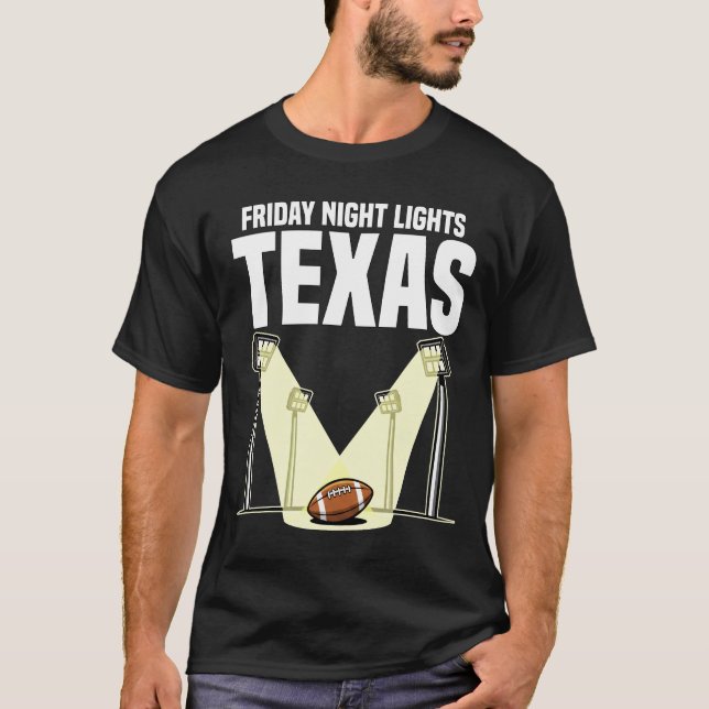 TEXAS FRIDAY NIGHT LIGHTS - DALLAS FOOTBALL T SHIRT (Framsida)