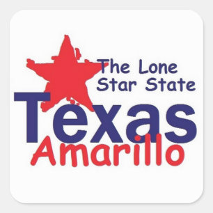 TEXAS FYRKANTIGT KLISTERMÄRKE