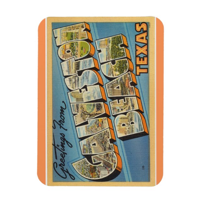 Texas, Galveston Beach Magnet (Vertikal)