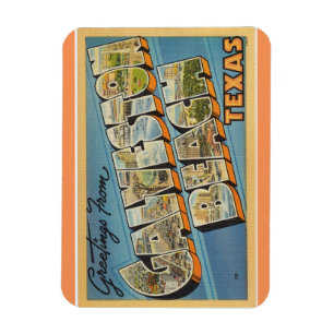Texas Galveston strandmagnet Magnet