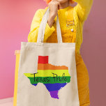 Texas Gay pride Rainbow Tygkasse<br><div class="desc">Texas fyllda med en vacker regnbåge. Underbar gay pride till en påsgåva till en Austinite eller LGBT Texan.</div>