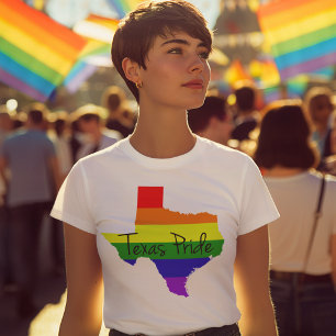 Texas Gay pride Rainbow Women's T Shirt