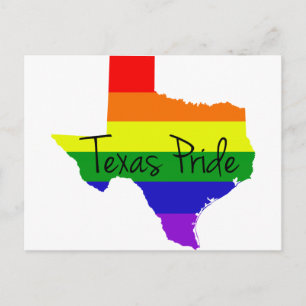 Texas Gay pride Vykort