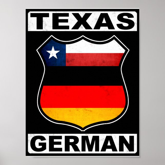 Texas German American Poster (Framsidan)