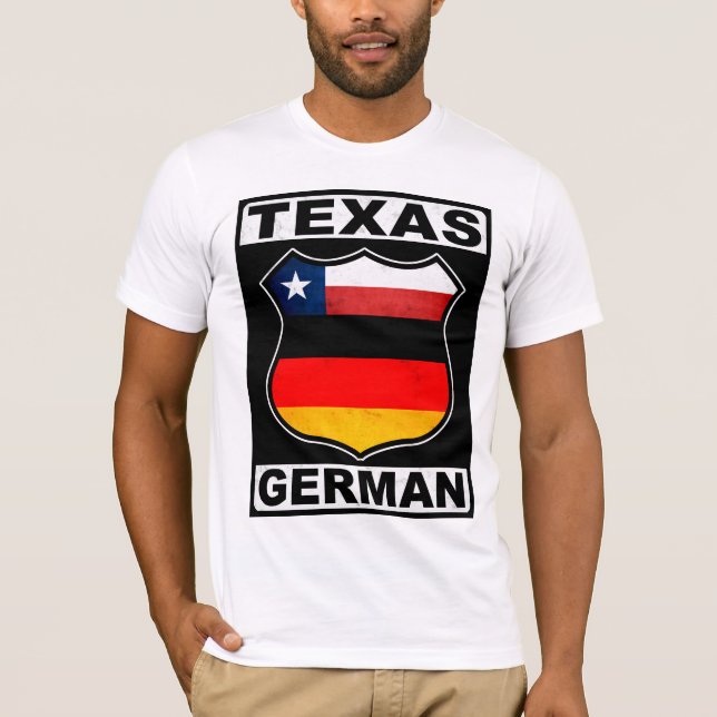 Texas German American T-shirt (Framsida)