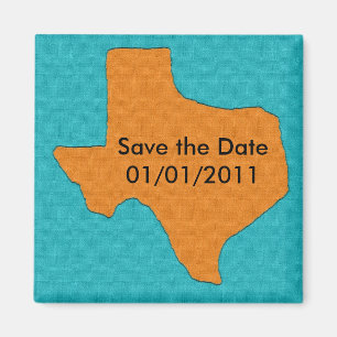 Texas gifta sig.  Spara dateramagneten Magnet