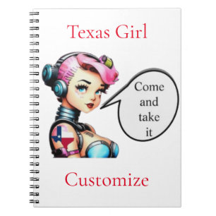 Texas Girl Thunder_Cove Anteckningsbok
