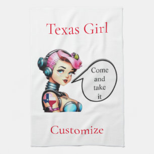 Texas Girl Thunder_Cove Kökshandduk