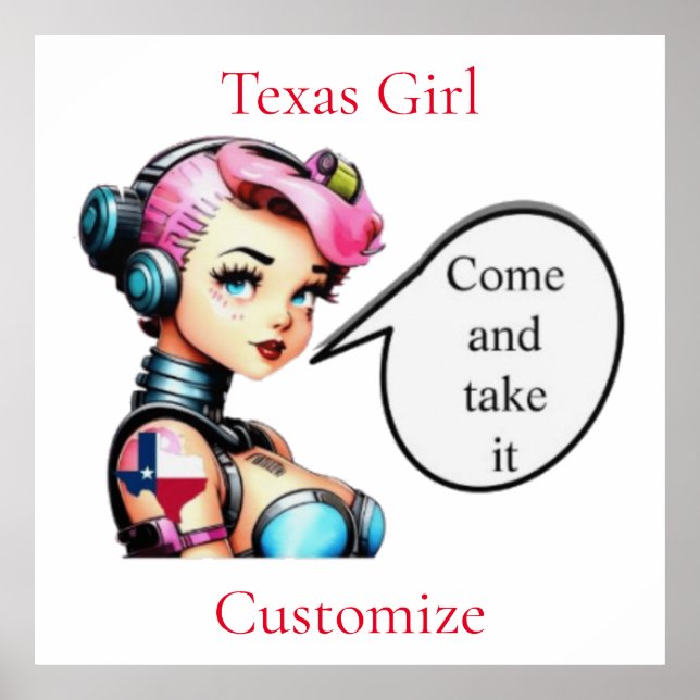 Texas Girl Thunder_Cove Poster (Framsidan)