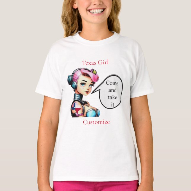 Texas Girl Thunder_Cove T Shirt (Framsida)