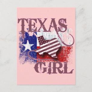 TEXAS GIRL VYKORT