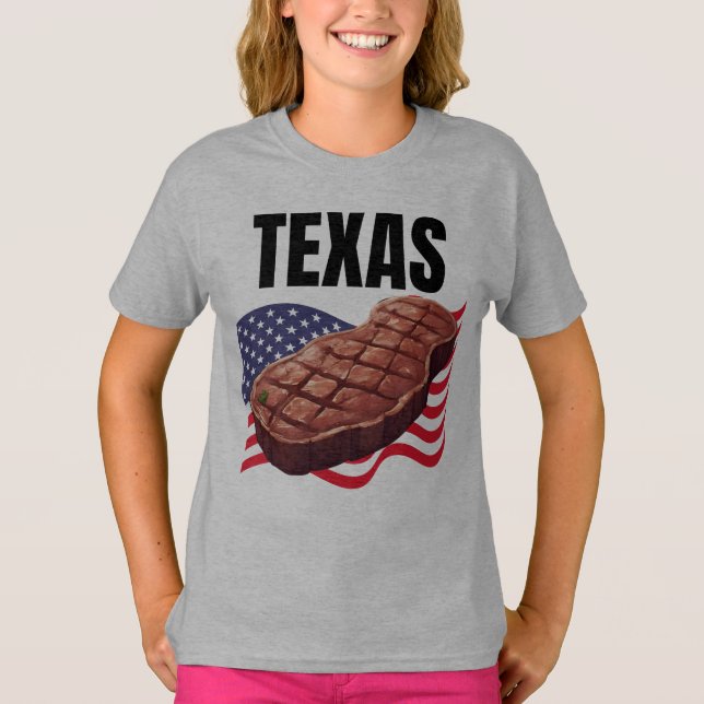 Texas Girl's T-Shirt (Framsida)