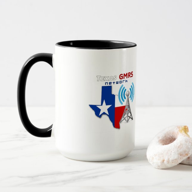 Texas GMRS knyter kontakt - två tonar muggen Mugg (Med munk)