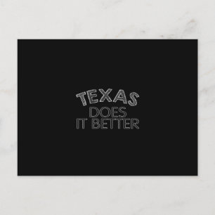Texas gör det bättre vykort