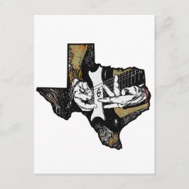 Texas Guitar Vykort