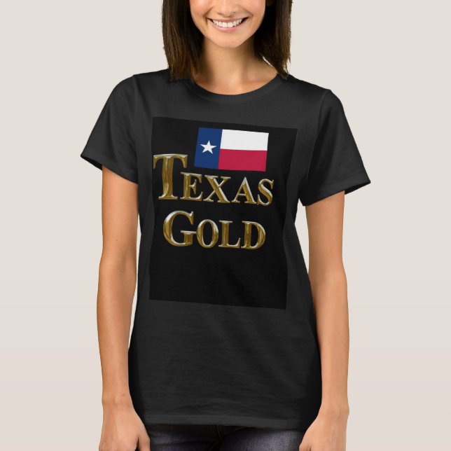 TEXAS GULD T SHIRT (Framsida)