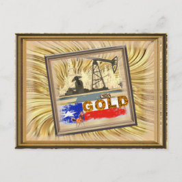 Texas guld vykort